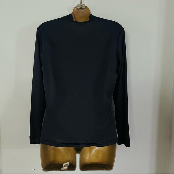 Patagonia Black Long Sleeve Half Zip Activewear Top Women’s M Outdoor Gym - Picture 5 of 6